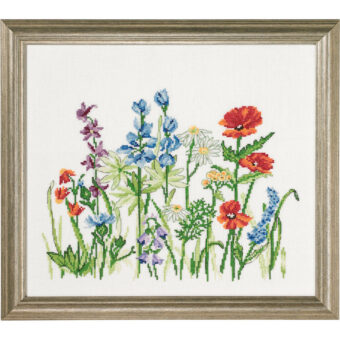 Permin broderi - Markblomster - billede