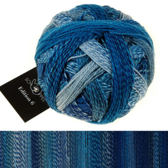 Schoppel Edition 6 - merino uld - Bluish - 2362