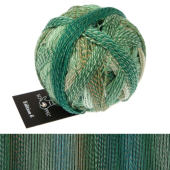 Schoppel Edition 6 - merino uld - Green stuff - 2595