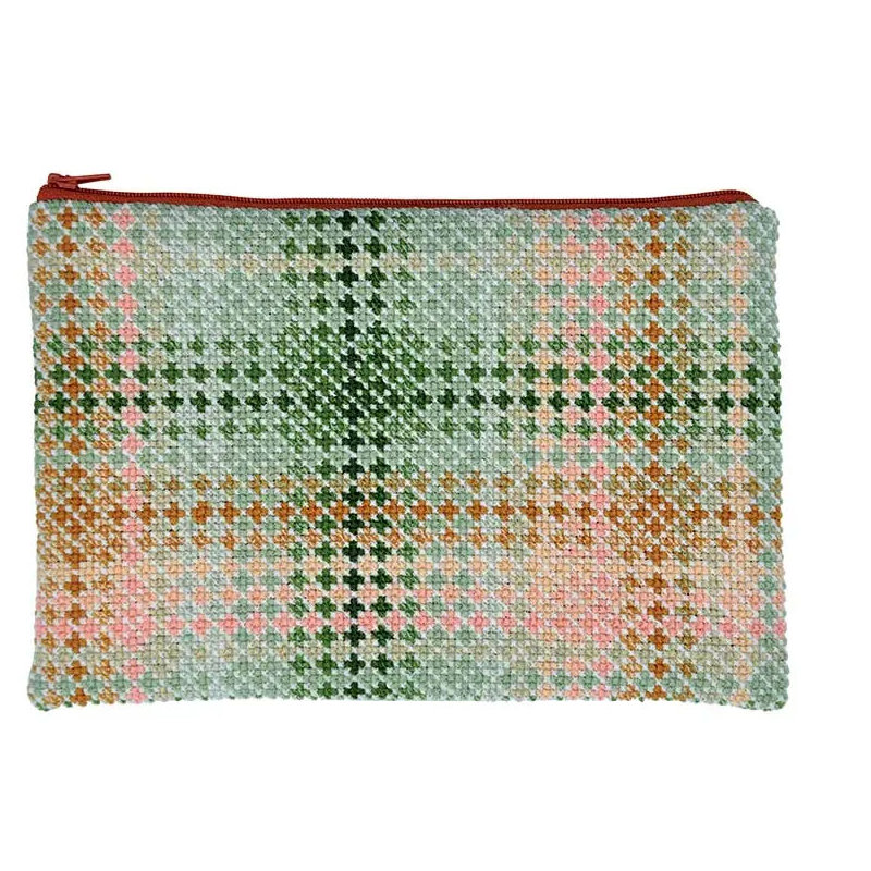 Fru Zippe broderi - Glimt - clutch