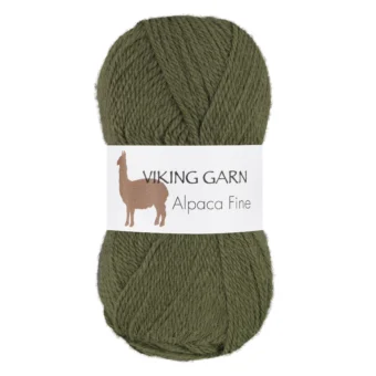 Alpaca Fine - Mørk grøn - 636