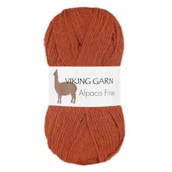 Alpaca Fine - Brændt orange - 654
