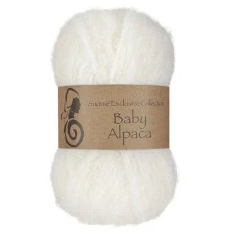 Baby Alpaca - Hvid - 300