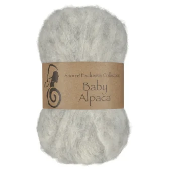 Baby Alpaca - Perle grå - 312