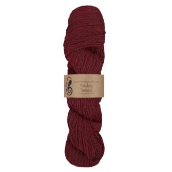 Andes Tweeed - Mørk rød - 255